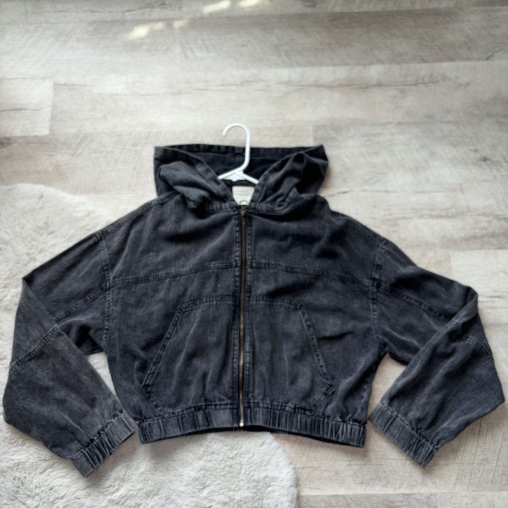 Harper Charcoal Denim Jacket